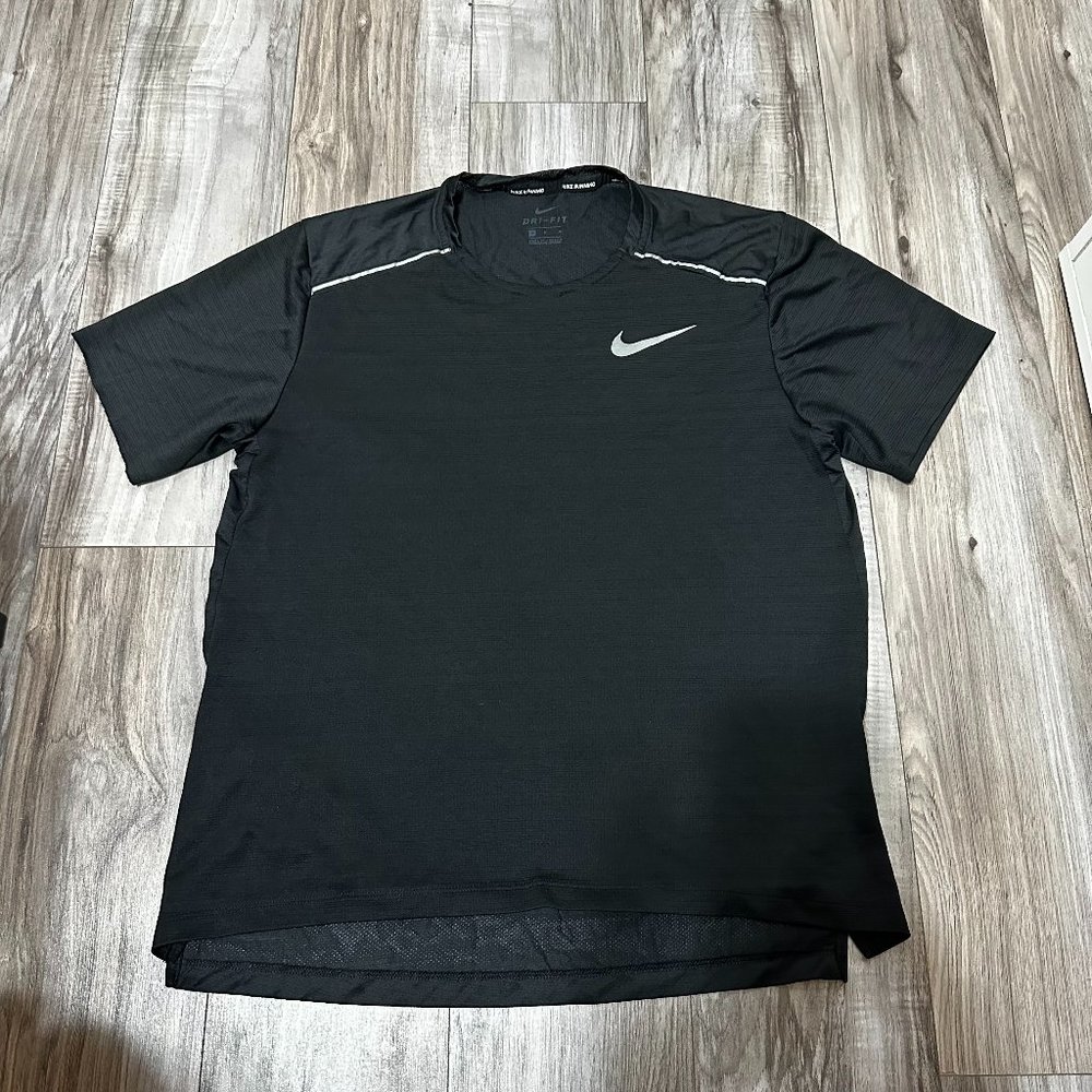 Nike Men's Dri-FIT Ready Short Sleeve Fitness Top Black Size M